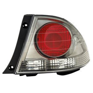 Tail Light for Lexus IS300 2002-2003 Sedan, Right (Passenger) Side, Outer, Lens and Housing, Dark Metallic (Not Black), Replacement