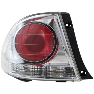 Tail Light for Lexus IS300 2002-2003 Sedan, Outer, Left (Driver) Lens and Housing, Metallic, Replacement