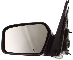 Power Mirror for Lincoln Zephyr 2006-2006 / MKZ 2007-2010, Left (Driver), Non-Folding, Heated, Chrome, with Memory and Puddle Light, Replacement