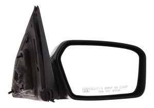 Power Mirror for Lincoln Zephyr 2006-2006 / MKZ 2007-2010, Right (Passenger) Side, Non-Folding, Heated, Chrome, with Memory and Puddle Light, Replacement
