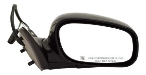 Right (Passenger) Power Mirror for Lincoln Town Car 2003-2004, Manual Folding, Heated, Paintable, with Memory, without Auto Dimming, upto 2nd August 2004, Replacement