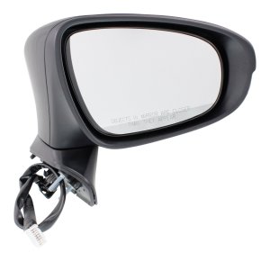 Power Mirror for Lexus ES300H/ES350 2013-2015, Right (Passenger), Manual Folding, Heated, Paintable with In-Housing Signal Light and Memory, without Auto Dimming and Blind Spot Detection, Replacement