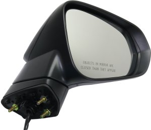 Right (Passenger) Mirror for Lexus RX350/RX350L (2016-2019)/RX450H (2018-2019), Power Adjustable, Power Folding, Heated, Paintable, with Memory and Signal Light, without Auto Dimming and Blind Spot Detection, Replacement