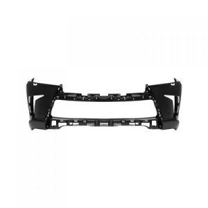Front Bumper Cover for Lexus LX570 2016-2021, Primed (Ready to Paint), with Park Distance Control Sensor Holes and Headlight Washer Holes, Replacement