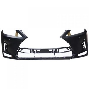 Front Bumper Cover for 2020-2022 RX350/RX350L/RX450H, Primed (Ready to Paint), Without F Sport Package, With Parking Aid Sensor Holes, Without Headlight Washer Holes, for Canada Built Vehicle, Replacement