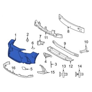 2022 - 2025 Lexus Nx350 Front Bumper Cover
