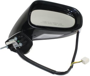 Right (Passenger) Power Mirror for Lexus IS250/IS350 2009-2013, Manual Folding, Heated, Paintable, with Memory, Puddle Light, Signal Light, for Luxury/Sport Package, Excluding C Models, Replacement