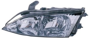 Left (Driver) Headlight Assembly for 1997-1998 Lexus ES300, Front Headlight Assembly Replacement Housing/Lens/Cover, Without High-Intensity Discharge Lights; Composite; 8115033290, Replacement