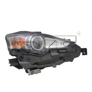 Right (Passenger) Headlight Assembly for 2014 - 2016 Lexus IS250, Front Headlight Assembly Replacement Housing / Lens / Cover, High-Intensity Discharge; Composite;  8114553721, Replacement