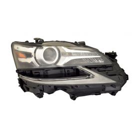 Right (Passenger) Headlight Assembly for 2016 - 2019 Lexus Gs200t, LED Projector Type, without Auto High Beam Control, Composite, 8114530J30, Replacement