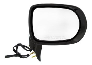 Right (Passenger) Side Power Mirror for Lexus RX350/RX450H 2010-2012, Manual Folding, Heated, Paintable, with Memory, Puddle Light, and Signal Light, Replacement, Designed for Japan-Built Vehicles