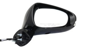 Right (Passenger) Mirror for Lexus GS350 (2013-2020), GS450H (2013-2018), Power Adjustable, Manual Folding, Heated, Paintable, with Memory, Puddle Light, Signal Light, without Blind Spot Detection, Replacement