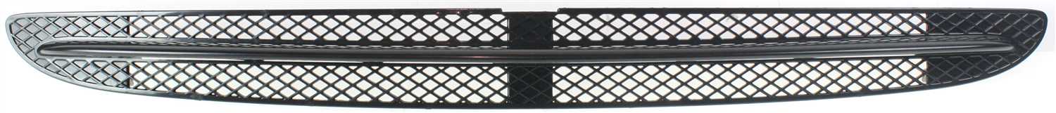 Front Bumper Grille for Mercedes-Benz S-Class 2001-2002, Center Position, without Sport Package, Suitable for (220) Chassis, Replacement