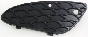Fog Light Cover for Mercedes-Benz E-Class 2003-2006, Left (Driver) Side, Outer, Black, without Sport Package, (211) Chassis Replacement