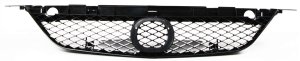 Black Shell and Insert Grille for Mazda Protege 2001-2003, Suitable for DX, ES, LX, SE Models, Sedan, Replacement