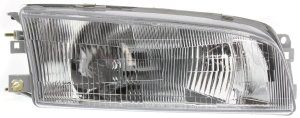 Headlight Assembly for Mitsubishi Mirage 1997-2001, Right (Passenger) Side, Halogen, Sedan, Replacement