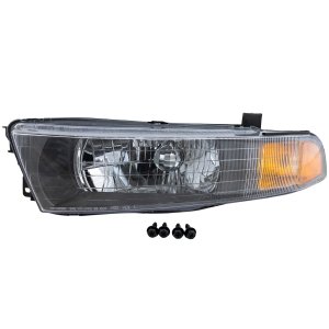 Headlight Assembly for Mitsubishi Galant 2002-2003, Left (Driver), Halogen, Replacement