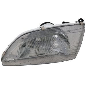 Headlight Assembly for Mazda 626 1998-1999, Left (Driver), Halogen, Replacement