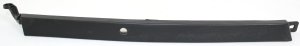 Headlight Filler for Mercedes-Benz S-Class Sedan 1992-1999, Right (Passenger), Lower Position, Painted Black, with Headlight Washers, Replacement