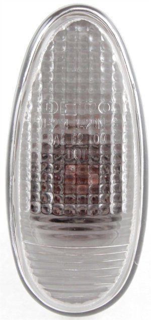 Front Side Marker Light Assembly for Mitsubishi Lancer 2002-2006, Right (Passenger) = Left (Driver), Side Repeater, Replacement