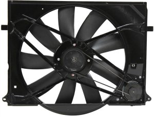 Radiator Fan Shroud Assembly for Mercedes-Benz S-Class 2000-2002, Until Vin A229601, Replacement