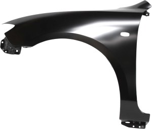 Front Fender for Mazda 3 Sedan, 2004-2009, Left (Driver), Primed (Ready to Paint), Replacement