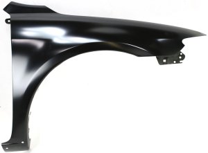 Front Fender for Mazda 6 2003-2008, Right (Passenger) Side, Primed (Ready to Paint), without Turbo, with Spoiler, without Signal Light, with Molding Hole, Replacement