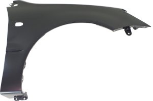 Front Fender for Mitsubishi Lancer 2004-2007, Right (Passenger), Primed (Ready to Paint) - Compatible with ES/LS/SE Sedan Models and Wagon Models without ABS Brakes, Replacement