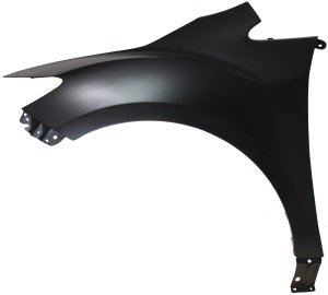Primed (Ready to Paint) Front Fender for Mazda CX-7 2007-2012, Left (Driver), Steel, Replacement