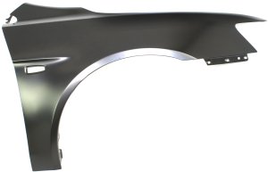 Front Fender for Mitsubishi Lancer 2008-2011, Right (Passenger) Side, Primed (Ready to Paint), with Signal Light Hole, Replacement