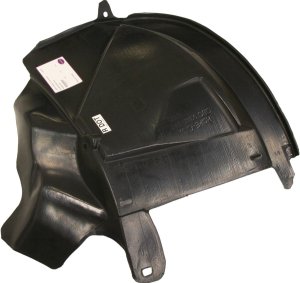 Front Fender Liner Extension, Front Section, Plastic for 2006-2010 Mountaineer, Right (Passenger), Replacement