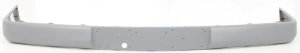 Front Bumper Molding Impact Strip for 1994-1995 E-Class, Plastic, Primed (Ready to Paint) Gray, From 7-1993, (124) Chassis, Replacement