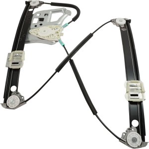 Front Window Regulator with Power Motor for Mercedes-Benz S-Class 2000-2002 Right (Passenger), Replacement