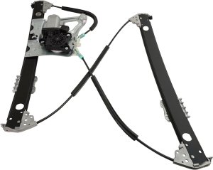 Power Front Window Regulator with Motor for Mercedes-Benz S-Class 2000-2002, Left (Driver), Replacement