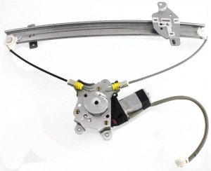 Power Front Window Regulator with Motor for Mitsubishi Lancer 2002-2003, Left (Driver) Side, Compatible with ES/LS/OZ Rally Models, Replacement
