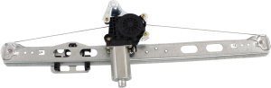 Power Rear Window Regulator with Motor for Mercedes ML-Class 2004-2005, Left (Driver), (163) Chassis, Replacement