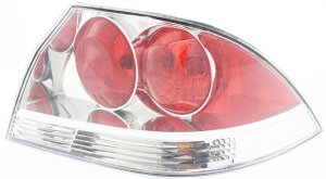 Tail Light Assembly for Mitsubishi Lancer 2004-2006, Right (Passenger), Suitable for OZ Rally/Ralliart Models, Sedan, Replacement