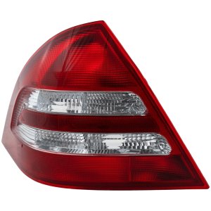 Tail Light for Mercedes-Benz C-Class 2001-2004 Left (Driver), Lens and Housing, Sedan, (203) Chassis, Replacement
