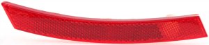 Rear Side Marker Light for Mini Cooper 2002-2008, Right (Passenger) Side, with Lens and Housing, Red Lens, Replacement