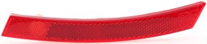 Rear Side Marker Light for Cooper 2002-2008, Left (Driver), Lens and Housing, Red Lens, Replacement