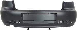 Rear Bumper Cover for Mazda 3 Sedan, Sport Type, 2004-2006, Primed (Ready to Paint), Replacement