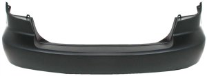 Rear Bumper Cover for Mazda 6 Hatchback/Sedan, 2006-2008, Primed (Ready to Paint), without Turbo, Replacement