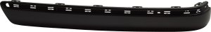 Rear Bumper Molding for Mercedes Benz E-Class 2000-2002, Right (Passenger), Outer, Primed (Ready to Paint), Without Chrome Strip, Sedan, (210) Chassis, Replacement