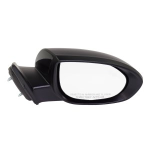 Power Mirror for Mazda 6 2009-2013, Right (Passenger) Side, Manual Folding, Non-Heated, Paintable, with Blind Spot Detection and Puddle Light (Lighted Entry), without Signal Light, Replacement