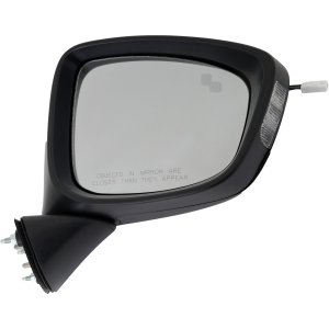 Power Mirror for Mazda CX-5 2014-2015 Right (Passenger), Manual Folding, Heated, Paintable, Grand Touring Model, w/ Blind Spot Detection in Glass and In-housing Signal Light, w/o Auto Dimming and Memory, Replacement