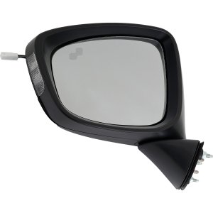Power Mirror for Mazda CX-5 2014-2015, Left (Driver), Manual Folding, Non-Heated, Paintable, Touring Model, with Blind Spot Detection in Glass and In-housing Signal Light, without Auto Dimming and Memory, Replacement