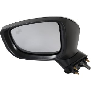 Power Mirror for Mazda 6 2017-2021, Left (Driver) Side, Manual Folding, Non-Heated, Paintable, with Blind Spot Detection and Signal Light, Replacement