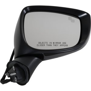 Mirror Right (Passenger) for Mazda CX-3 2016-2022, Power, Manual Folding, Non-Heated, Paintable, with Blind Spot Guard and Signal Light, without Auto Dimming, Replacement