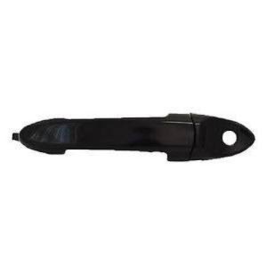 Front Left (Driver) Outer Door Handle for 2008 - 2011 Mazda Tribute, Gas Hybrid, with Key Hole, Replacement Lever & Cap Assembly,  ZZCA58413AAA-PFM, Primed to Match
