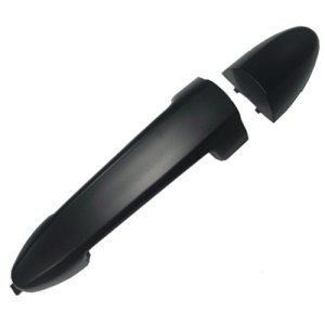 Front Left (Driver) Driver Outer Door Handle for 2008 - 2011 Mazda Tribute, Gas Hybrid Replacement, Lever & Cap Assembly Without Key Hole, Primed to Match  ZZCA58413AAA-PFM